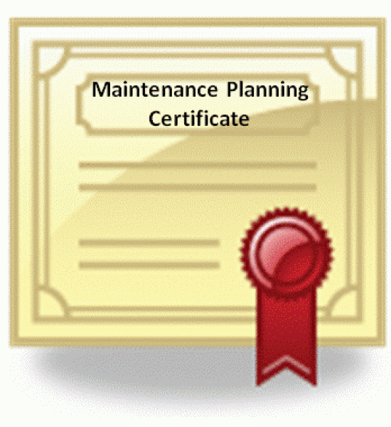 Submit two of your Maintenance Work Packs for assessment and answer questions on the maintenance planner function, role, and duties to get a commensurate level of maintenance planner certification